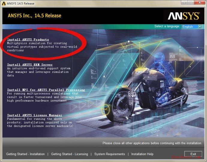 ANSYS14.5 32&64位安装教程和破解方法