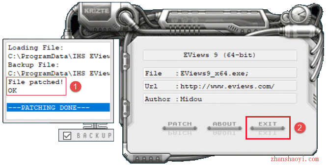 EViews 9安装教程和破解方法(附注册机)