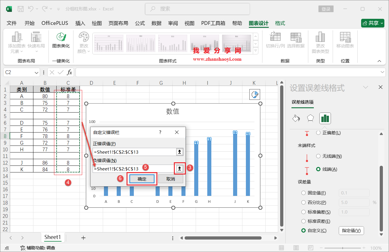 Excel 2024图表技巧之分组柱形图,高效又美观!