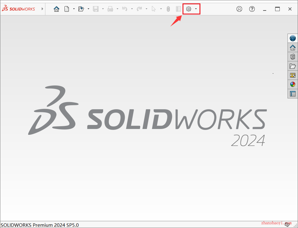SolidWorks欢迎界面怎么重新调出来？