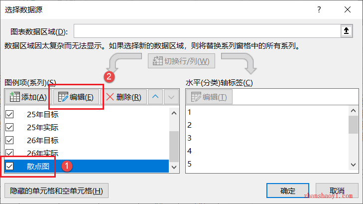 Excel 2024图表技巧之近三年业绩完成对比图，同时展示多年份目标和实际值