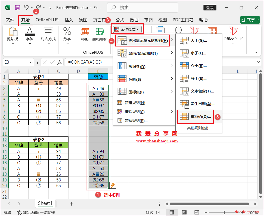 Excel 2024技巧之快速完成两个Excel表格核对，无需插件！